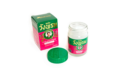 Бальзам розовый WangProm, 50 г, тайские бальзамы