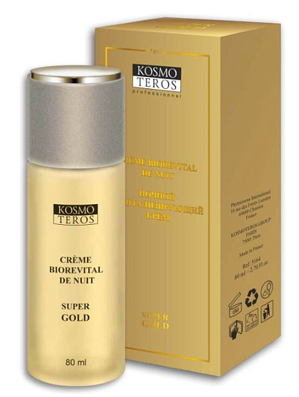 Крем ночной ревитализирующий SUPER GOLD Kosmoteros, 80 мл, кремы, лосьоны