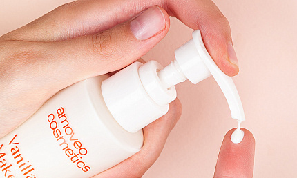 Молочко для снятия макияжа лимонно-ванильное Amoveo, 120 мл, распродажа %