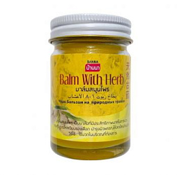 Бальзам с травами желтый Banna, 50 г