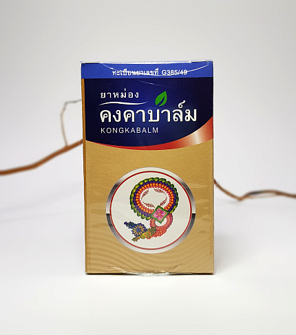 Бальзам золотой Kongka Herb, 100 г, тайские бальзамы