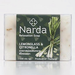 Мыло с лимонной травой и цитронеллой Narda, 100 г