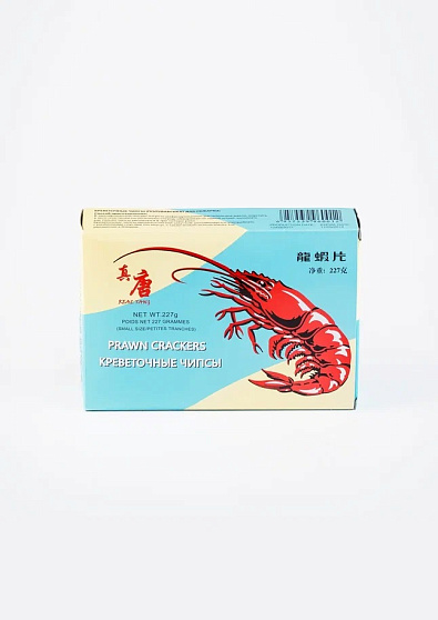 Чипсы креветочные Real Tang, 227г (60 шт), фрукты, сладости, снеки