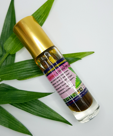 Жидкий бальзам Banna "Лекарственные растения" 10 мл , тайские бальзамы