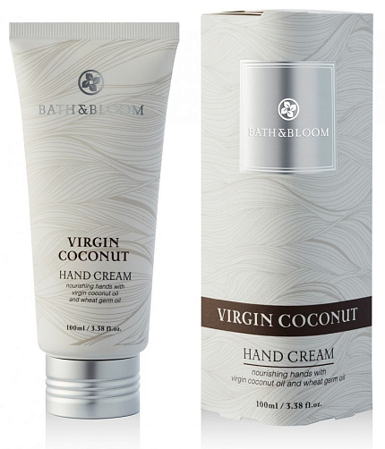 Крем для рук "Натуральный кокос" Bath&Bloom, 100 мл, распродажа %