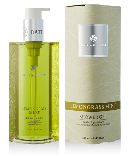 Гель для душа "Лемонграсс и мята" Bath&Bloom, 250 мл, распродажа %