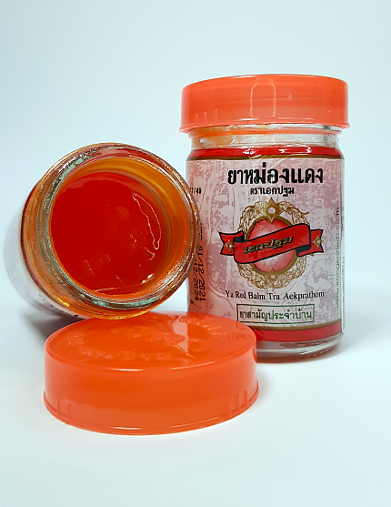 Тайский красный бальзам Ekpathom, 50 г, тайские бальзамы